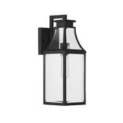 Savoy House 5-605-BK One Light Outdoor Wall Lantern, Matte Black (4)