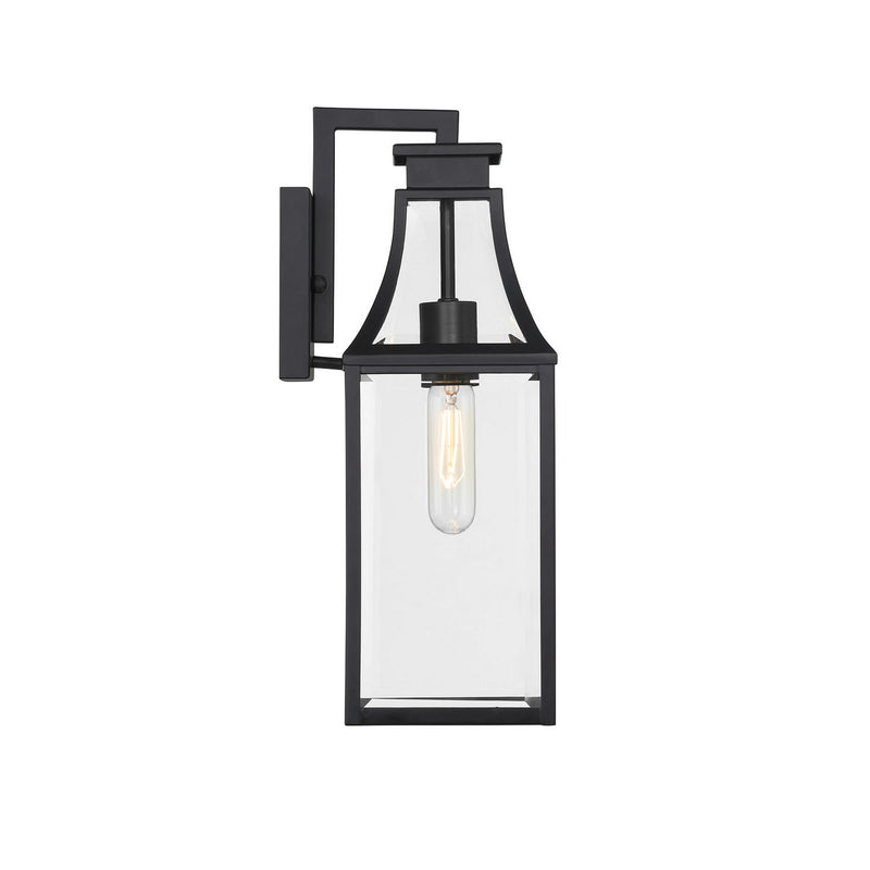 Savoy House 5-605-BK One Light Outdoor Wall Lantern, Matte Black (5)