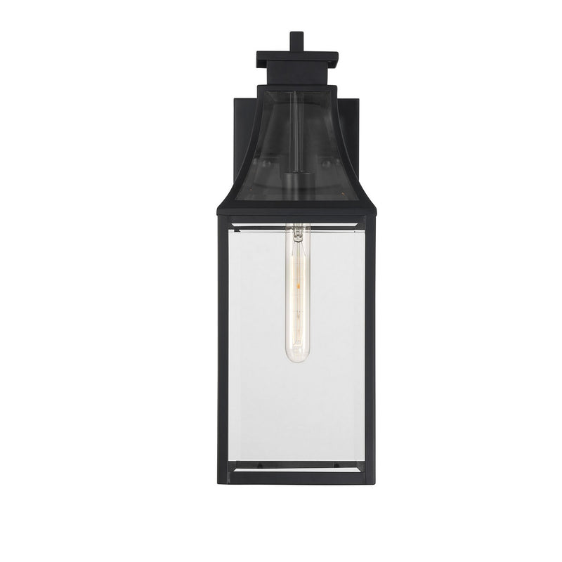 Savoy House 5-606-BK One Light Outdoor Wall Lantern, Matte Black (3)