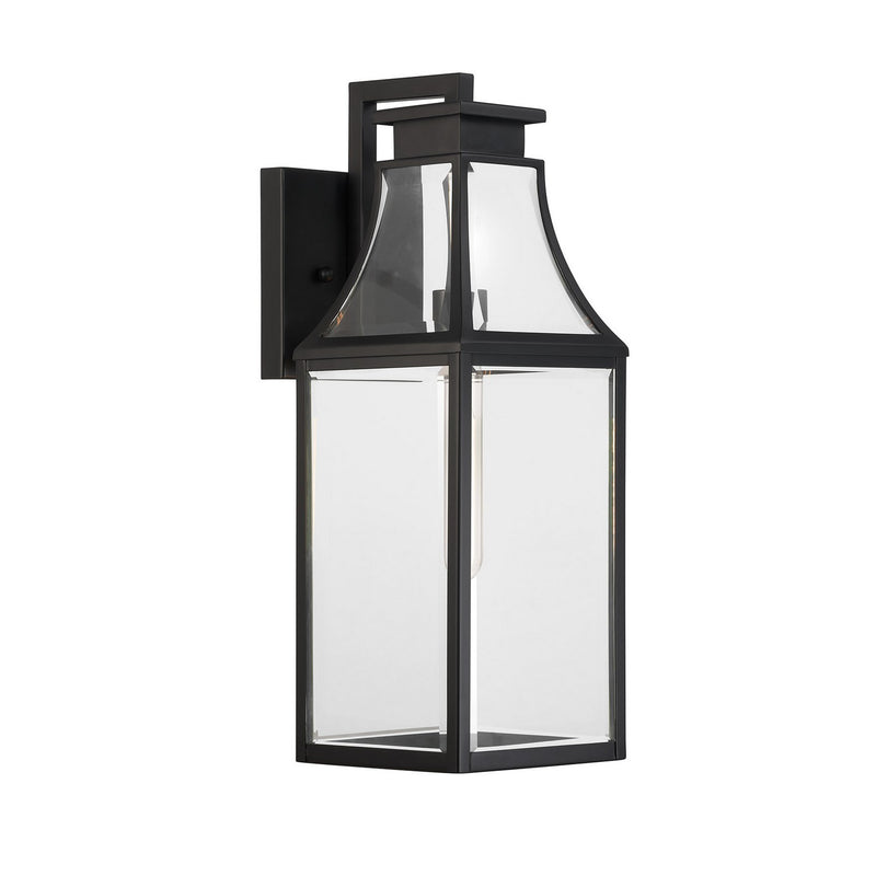 Savoy House 5-606-BK One Light Outdoor Wall Lantern, Matte Black (4)