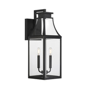 Savoy House 5-607-BK Two Light Outdoor Wall Lantern, Matte Black (4)