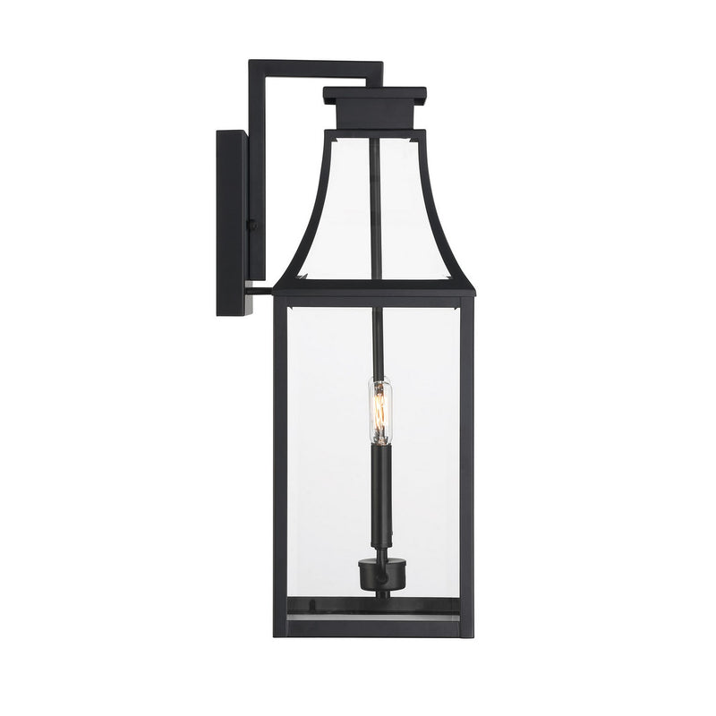 Savoy House 5-607-BK Two Light Outdoor Wall Lantern, Matte Black (5)