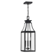 Savoy House 5-608-BK Three Light Outdoor Hanging Lantern, Matte Black (2)