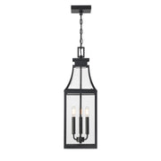Savoy House 5-608-BK Three Light Outdoor Hanging Lantern, Matte Black (4)
