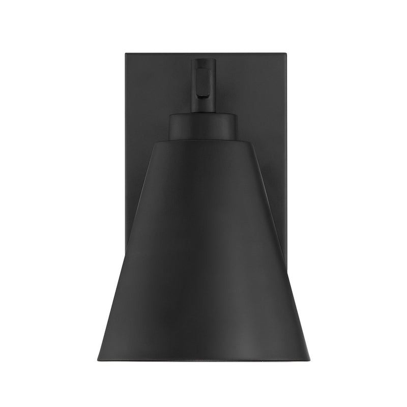 Savoy House 5-805-DS-BK One Light Outdoor Wall Lantern, Matte Black (3)