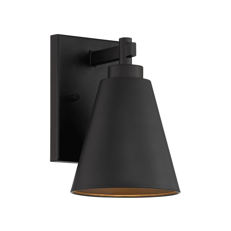 Savoy House 5-805-DS-BK One Light Outdoor Wall Lantern, Matte Black (4)