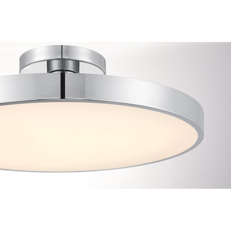 Savoy House 6-2969-1-11 LED Semi-Flush Mount, Chrome (5)