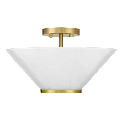 Savoy House 6-4012-3-322 Three Light Convertible Semi-Flush /Pendant, Warm Brass (2)