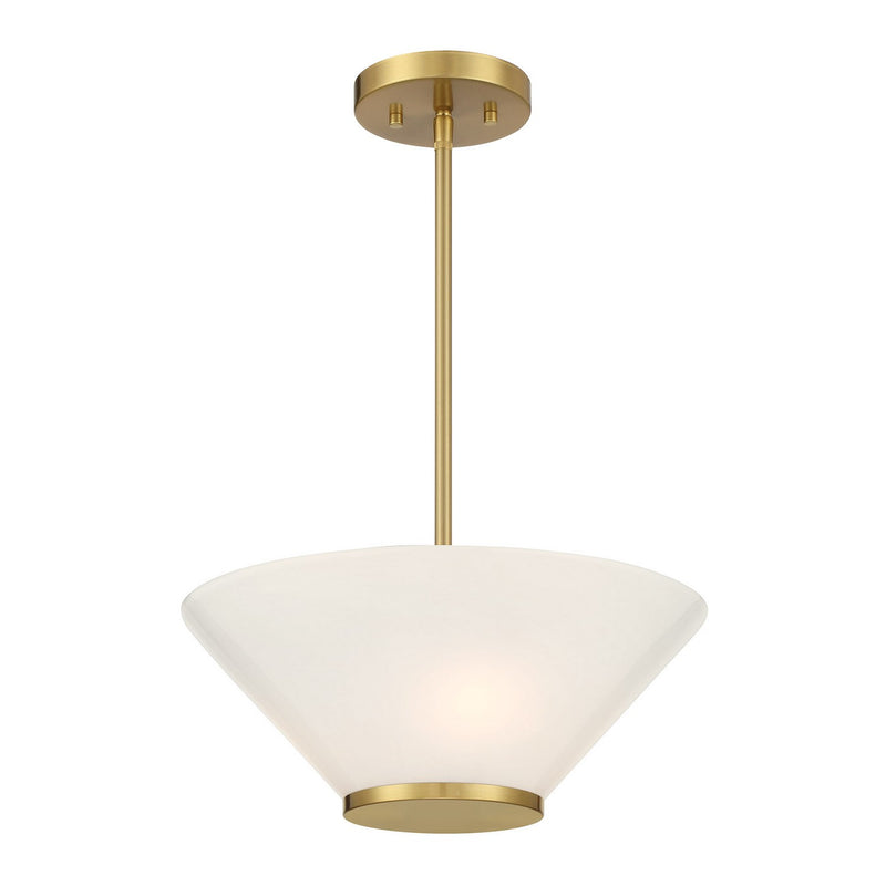Savoy House 6-4012-3-322 Three Light Convertible Semi-Flush /Pendant, Warm Brass (5)