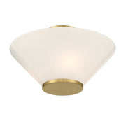 Savoy House 6-4012-3-322 Three Light Convertible Semi-Flush /Pendant, Warm Brass (6)
