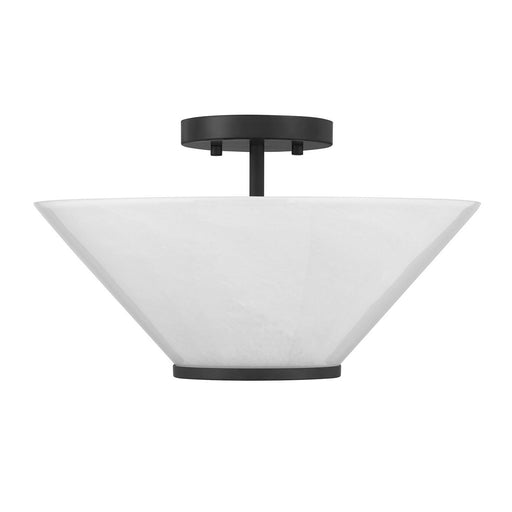 Savoy House 6-4012-3-89 Three Light Convertible Semi-Flush /Pendant, Matte Black (2)