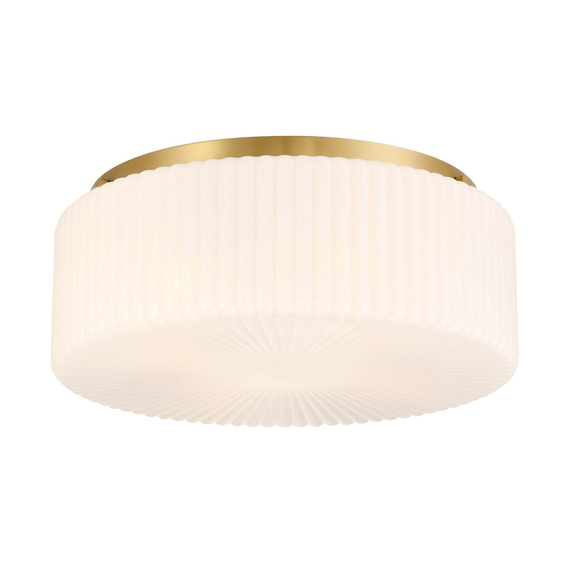 Savoy House 6-4187-4-322 Four Light Flush Mount, Warm Brass (3)