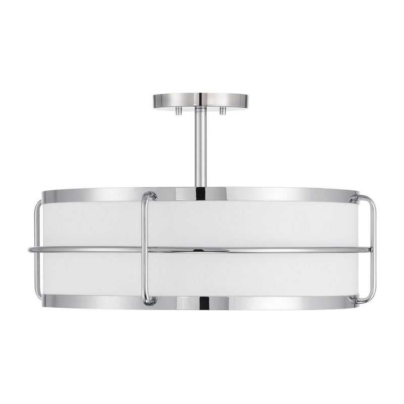 Savoy House 6-4193-4-11 Four Light Semi-Flush Mount, Chrome (2)