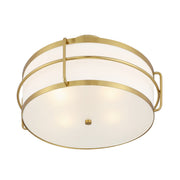 Savoy House 6-4193-4-322 Four Light Semi-Flush Mount, Warm Brass (4)