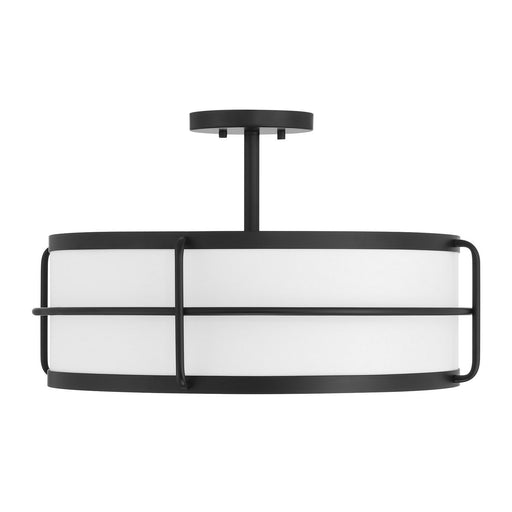 Savoy House 6-4193-4-89 Four Light Semi-Flush Mount, Matte Black (2)