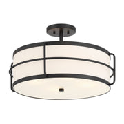 Savoy House 6-4193-4-89 Four Light Semi-Flush Mount, Matte Black (3)