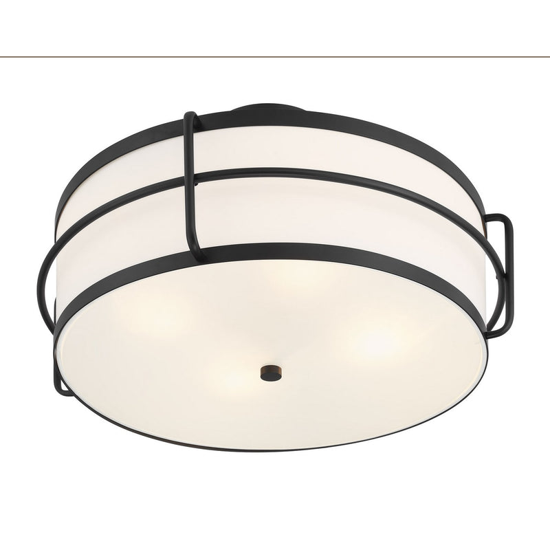 Savoy House 6-4193-4-89 Four Light Semi-Flush Mount, Matte Black (4)