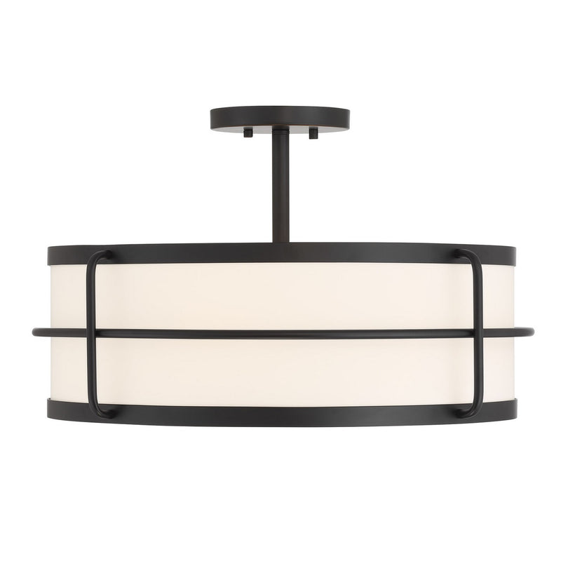 Savoy House 6-4193-4-89 Four Light Semi-Flush Mount, Matte Black (5)