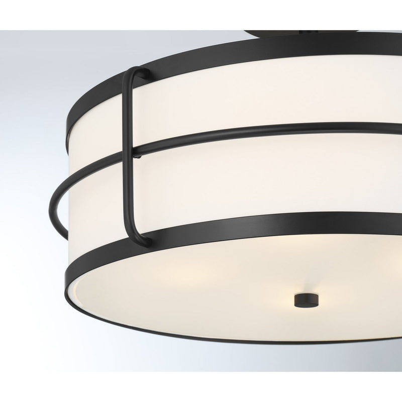Savoy House 6-4193-4-89 Four Light Semi-Flush Mount, Matte Black (6)