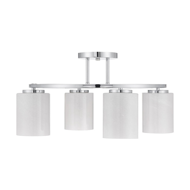 Savoy House 6-4693-4-11 Four Light Semi-Flush Mount, Chrome (2)