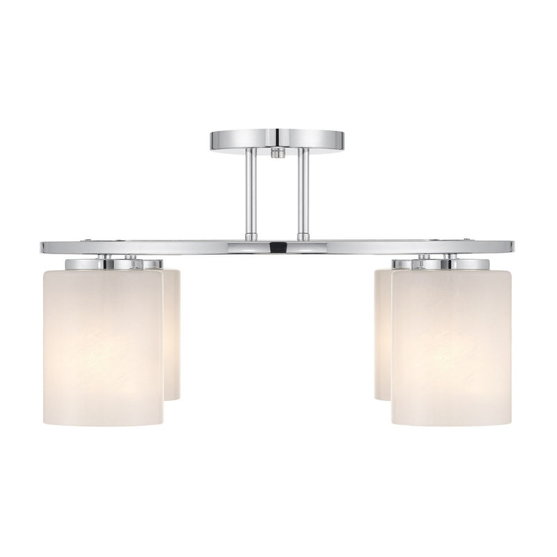 Savoy House 6-4693-4-11 Four Light Semi-Flush Mount, Chrome (3)