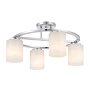 Savoy House 6-4693-4-11 Four Light Semi-Flush Mount, Chrome (4)