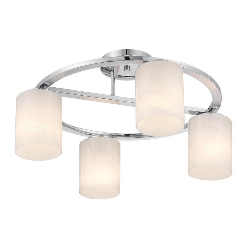Savoy House 6-4693-4-11 Four Light Semi-Flush Mount, Chrome (5)