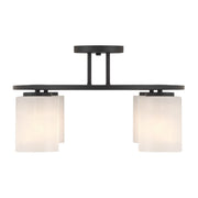 Savoy House 6-4693-4-89 Four Light Semi-Flush Mount, Matte Black (3)