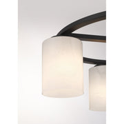 Savoy House 6-4693-4-89 Four Light Semi-Flush Mount, Matte Black (6)