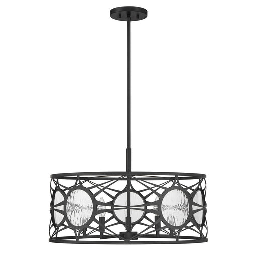 Savoy House 6-5065-5-89 Five Light Convertible Semi-Flush /Pendant, Matte Black (2)