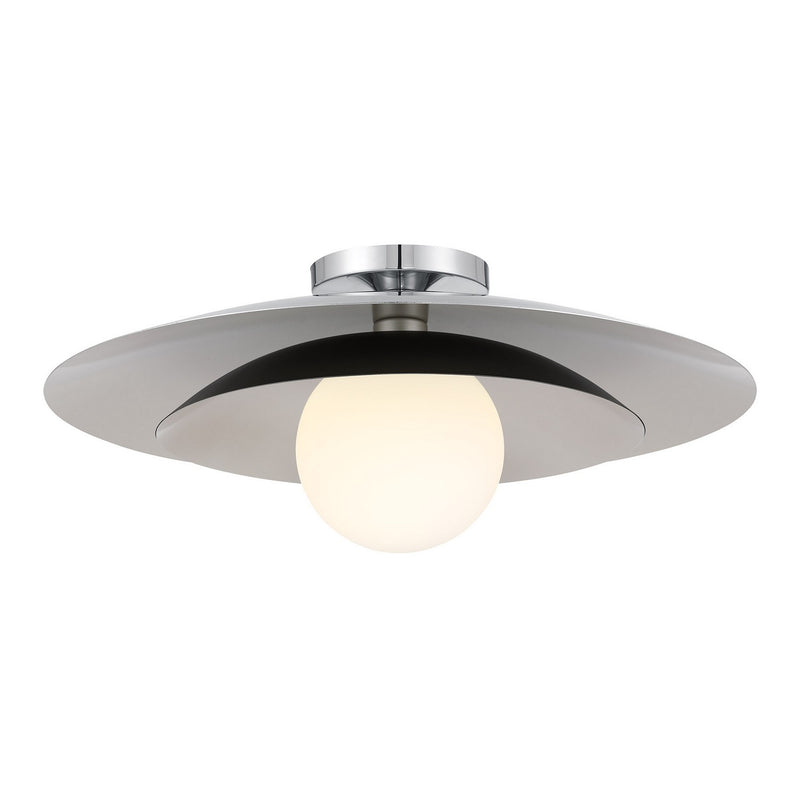 Savoy House 6-5564-1-11 One Light Semi-Flush Mount, Chrome (3)