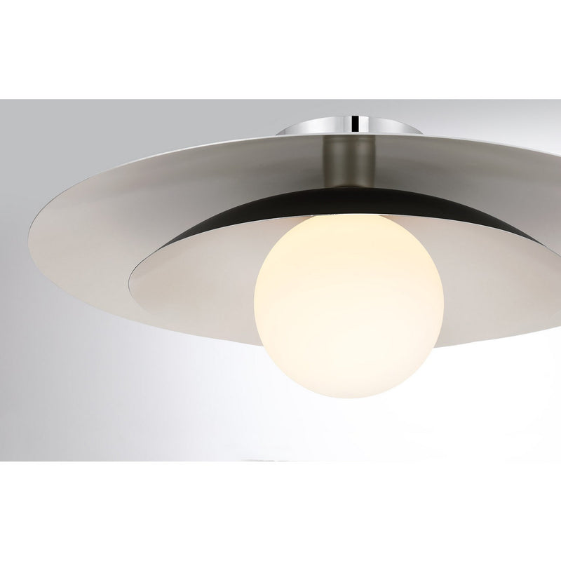 Savoy House 6-5564-1-11 One Light Semi-Flush Mount, Chrome (5)