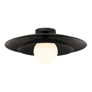 Savoy House 6-5564-1-89 One Light Semi-Flush Mount, Matte Black (3)