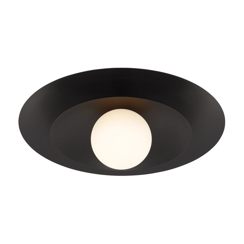 Savoy House 6-5564-1-89 One Light Semi-Flush Mount, Matte Black (4)