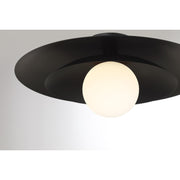 Savoy House 6-5564-1-89 One Light Semi-Flush Mount, Matte Black (5)