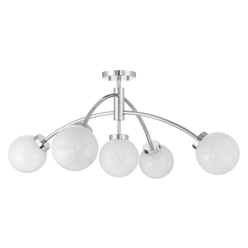Savoy House 6-6199-5-11 LED Semi-Flush Mount, Chrome (2)
