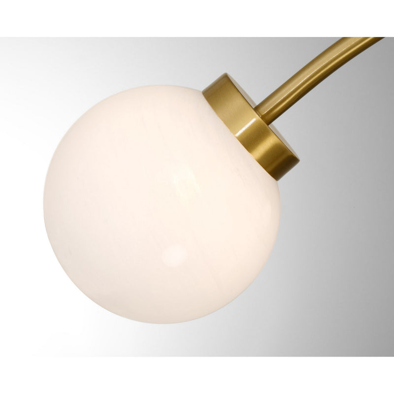 Savoy House 6-6199-5-322 LED Semi-Flush Mount, Warm Brass (6)