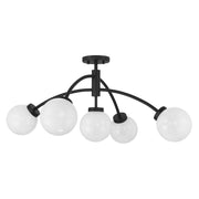 Savoy House 6-6199-5-89 LED Semi-Flush Mount, Matte Black (2)