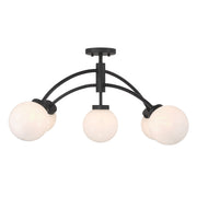 Savoy House 6-6199-5-89 LED Semi-Flush Mount, Matte Black (3)