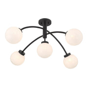 Savoy House 6-6199-5-89 LED Semi-Flush Mount, Matte Black (5)