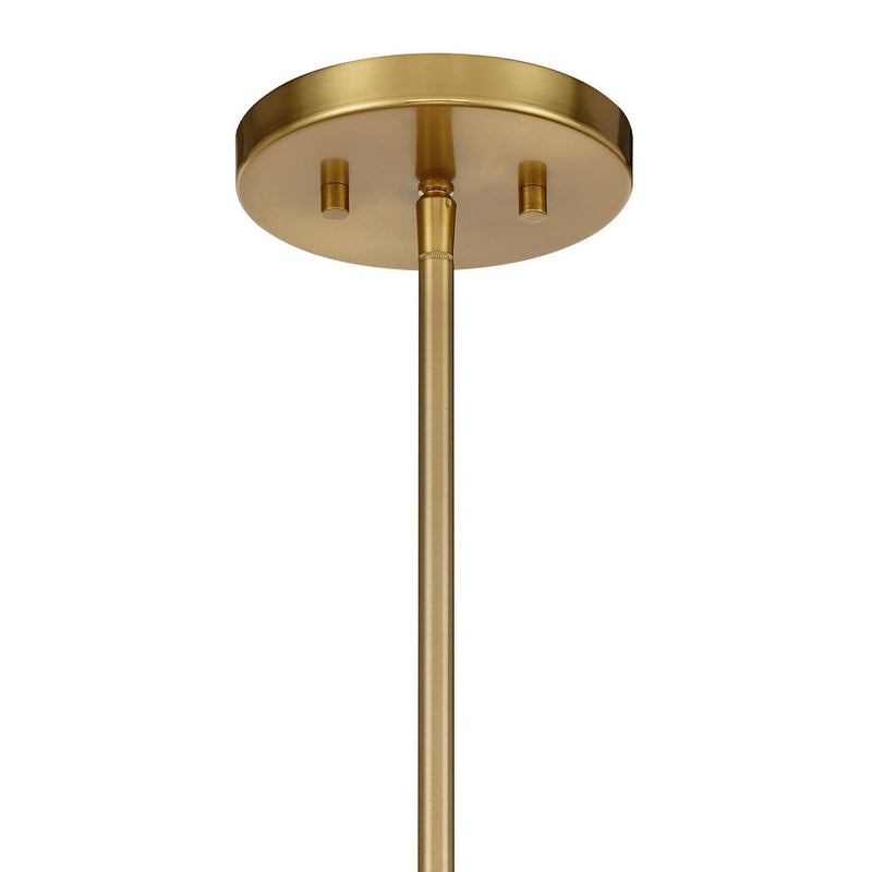 Savoy House 6-8410-4-322 Four Light Convertible Semi-Flush /Pendant, Warm Brass (5)