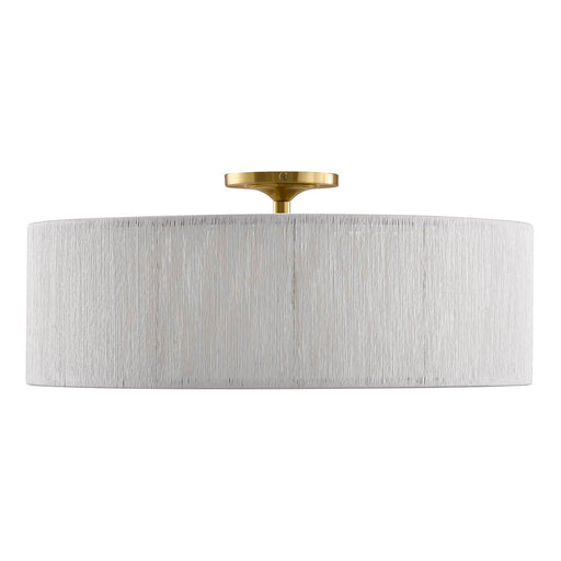 Savoy House 6-9311-4-322 Four Light Flush Mount, Warm Brass (2)