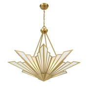 Savoy House 7-1038-4-322 Four Light Pendant, Warm Brass (4)