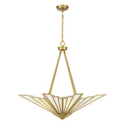 Savoy House 7-1038-4-322 Four Light Pendant, Warm Brass (5)