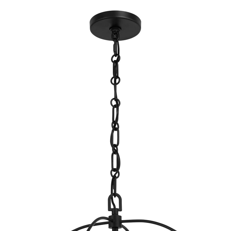 Savoy House 7-1693-4-89 Four Light Pendant, Matte Black (6)