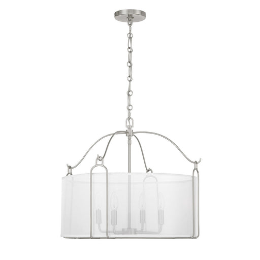 Savoy House 7-1693-4-SN Four Light Pendant, Satin Nickel (2)