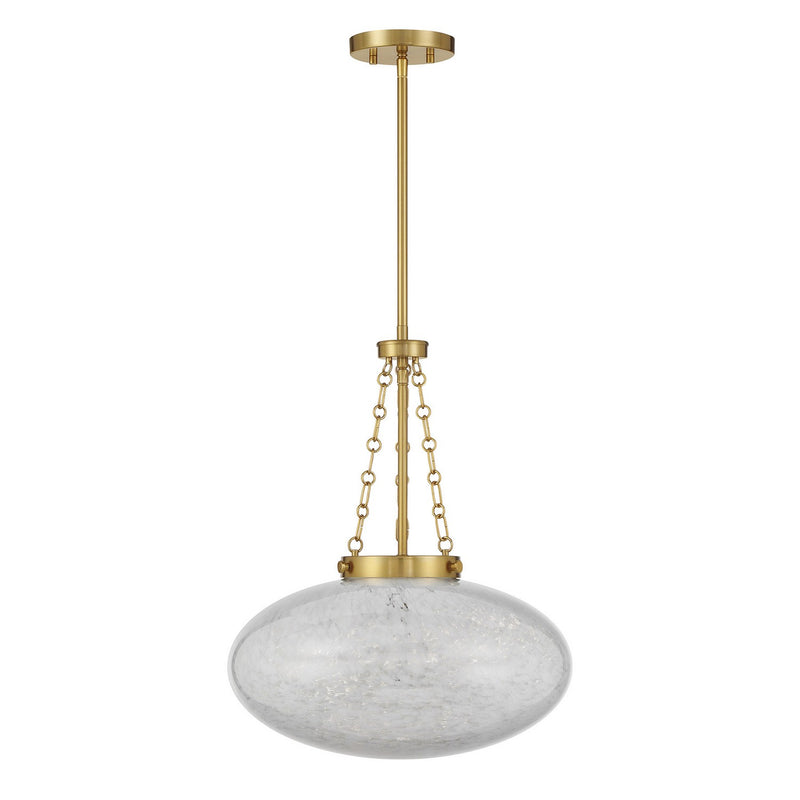 Savoy House 7-1740-1-322 One Light Pendant, Warm Brass (2)