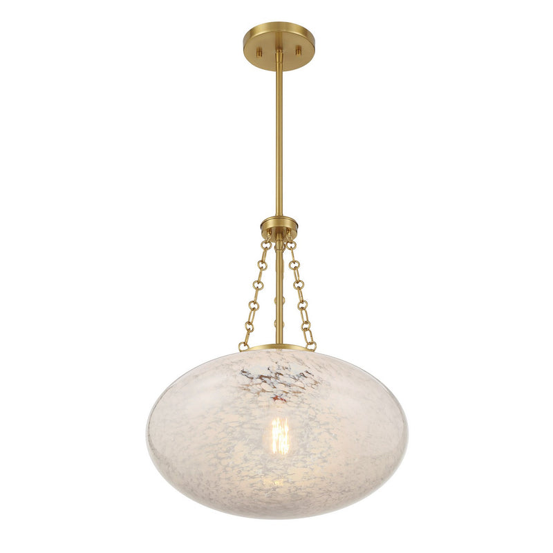 Savoy House 7-1740-1-322 One Light Pendant, Warm Brass (4)