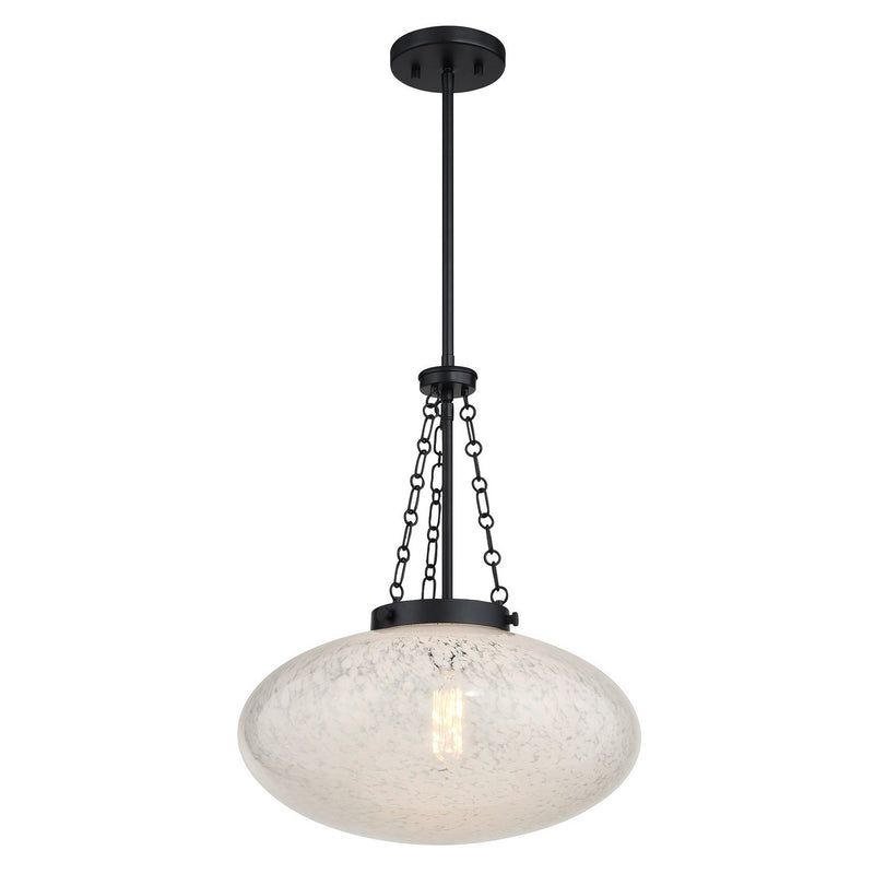 Savoy House 7-1740-1-89 One Light Pendant, Matte Black (5)