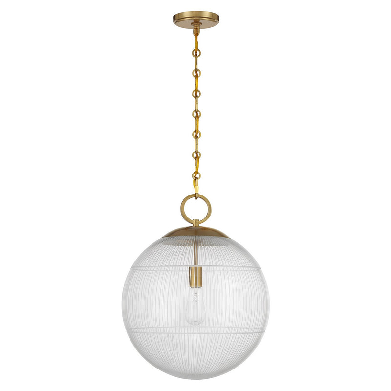 Savoy House 7-1840-1-322 One Light Pendant, Warm Brass (2)